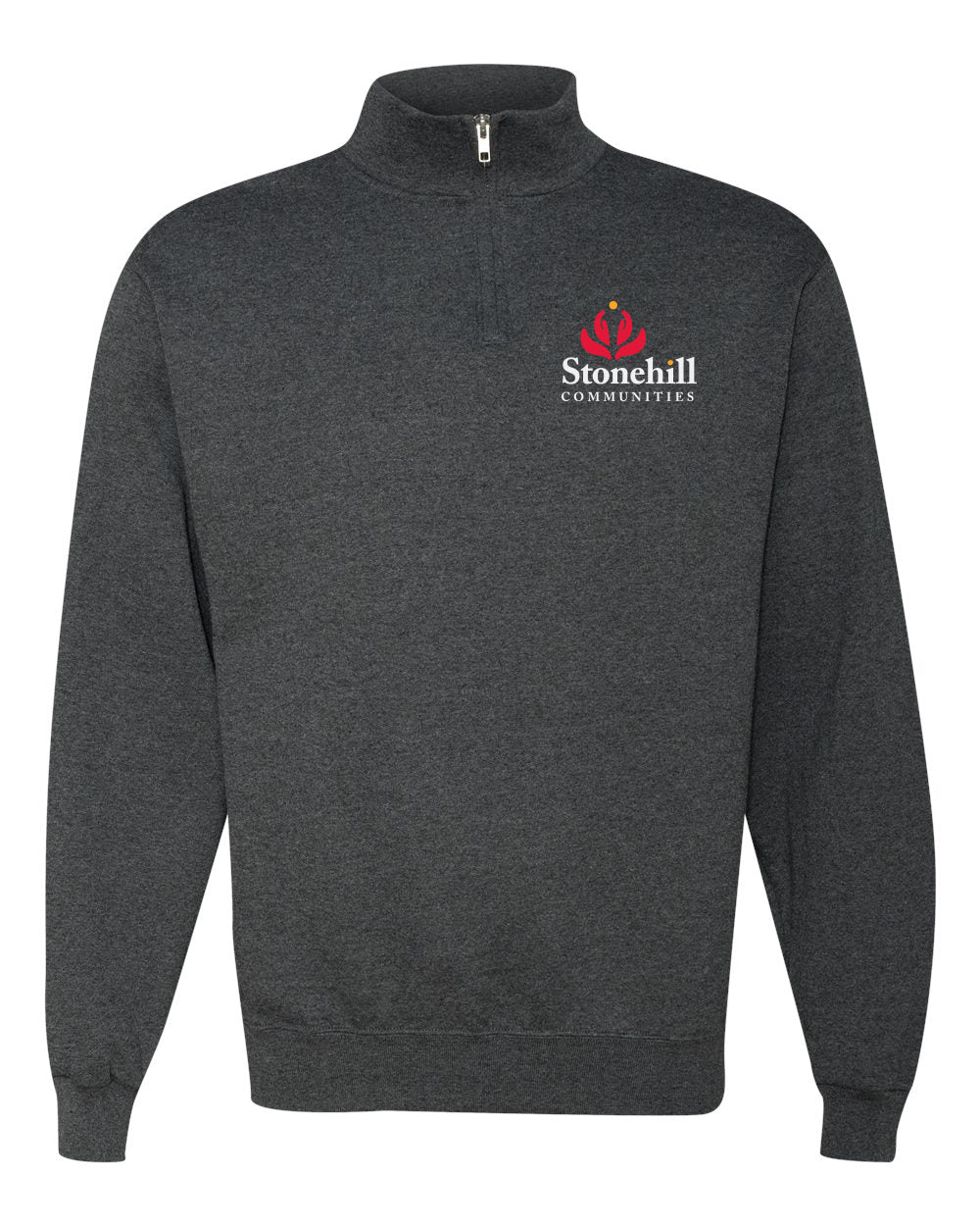 995M- STONEHILL JERZEES - Nublend® Cadet Collar Quarter-Zip Sweatshirt