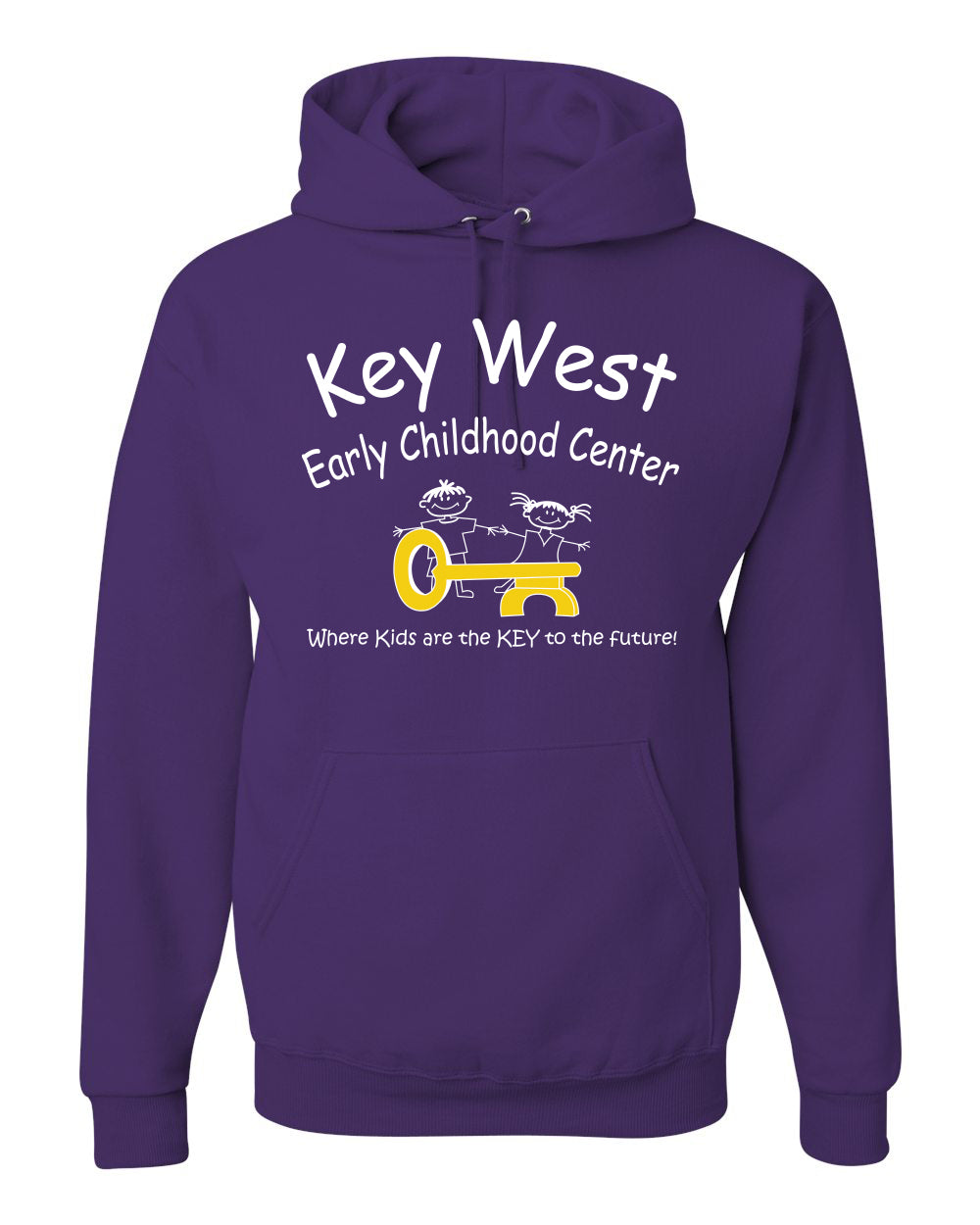 996M- KEY WEST EARLY CHILDHOOD JERZEES - NuBlend® Hooded Sweatshirt - 996MR