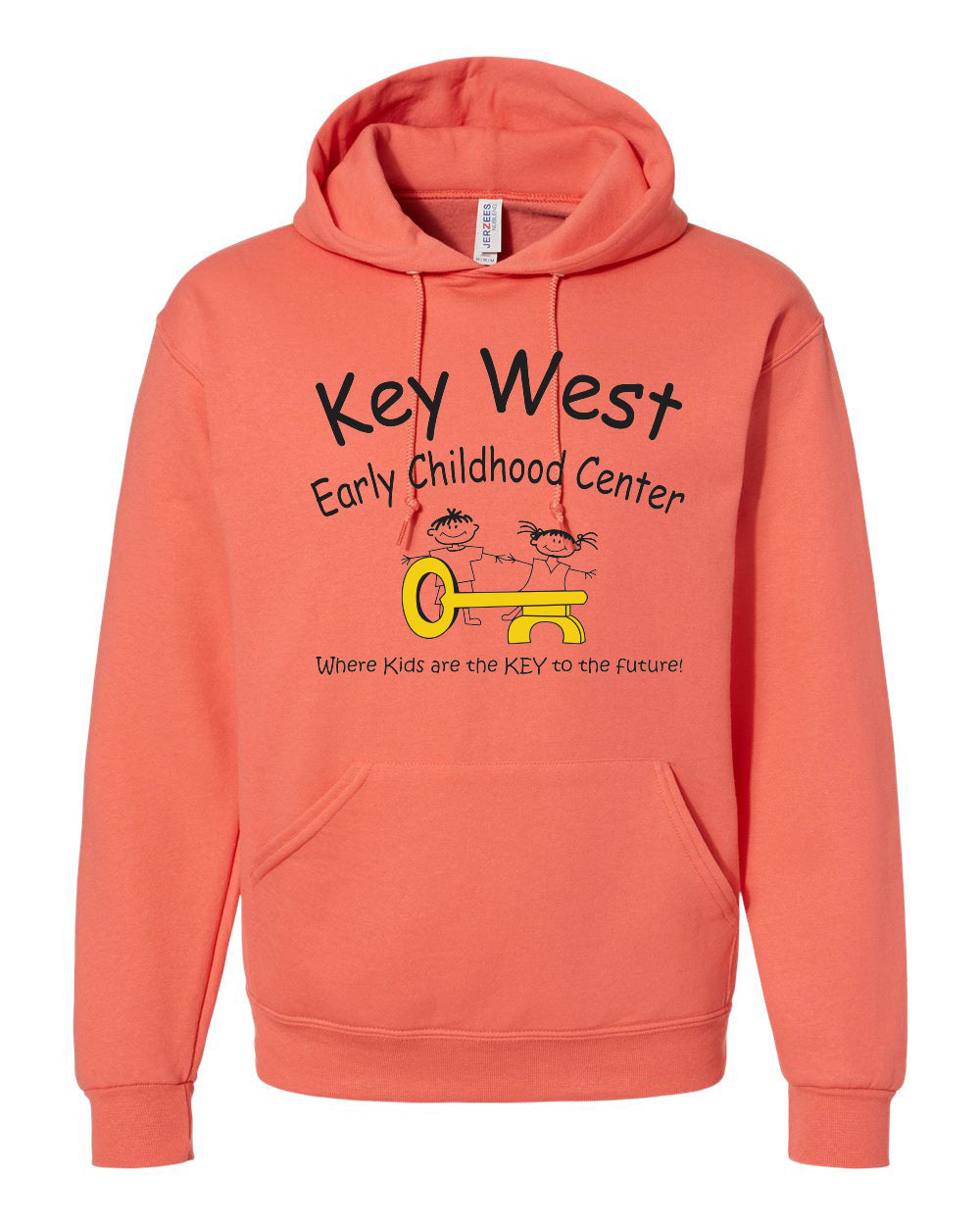 996M- KEY WEST EARLY CHILDHOOD JERZEES - NuBlend® Hooded Sweatshirt - 996MR