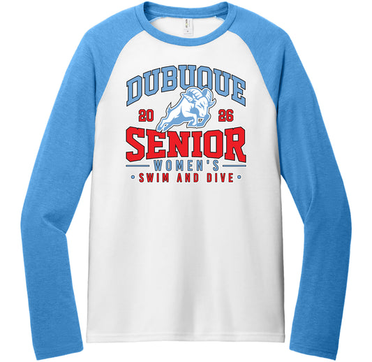 AL6009- DBQ SENIOR SWIM Unisex Tri-Blend Long Sleeve