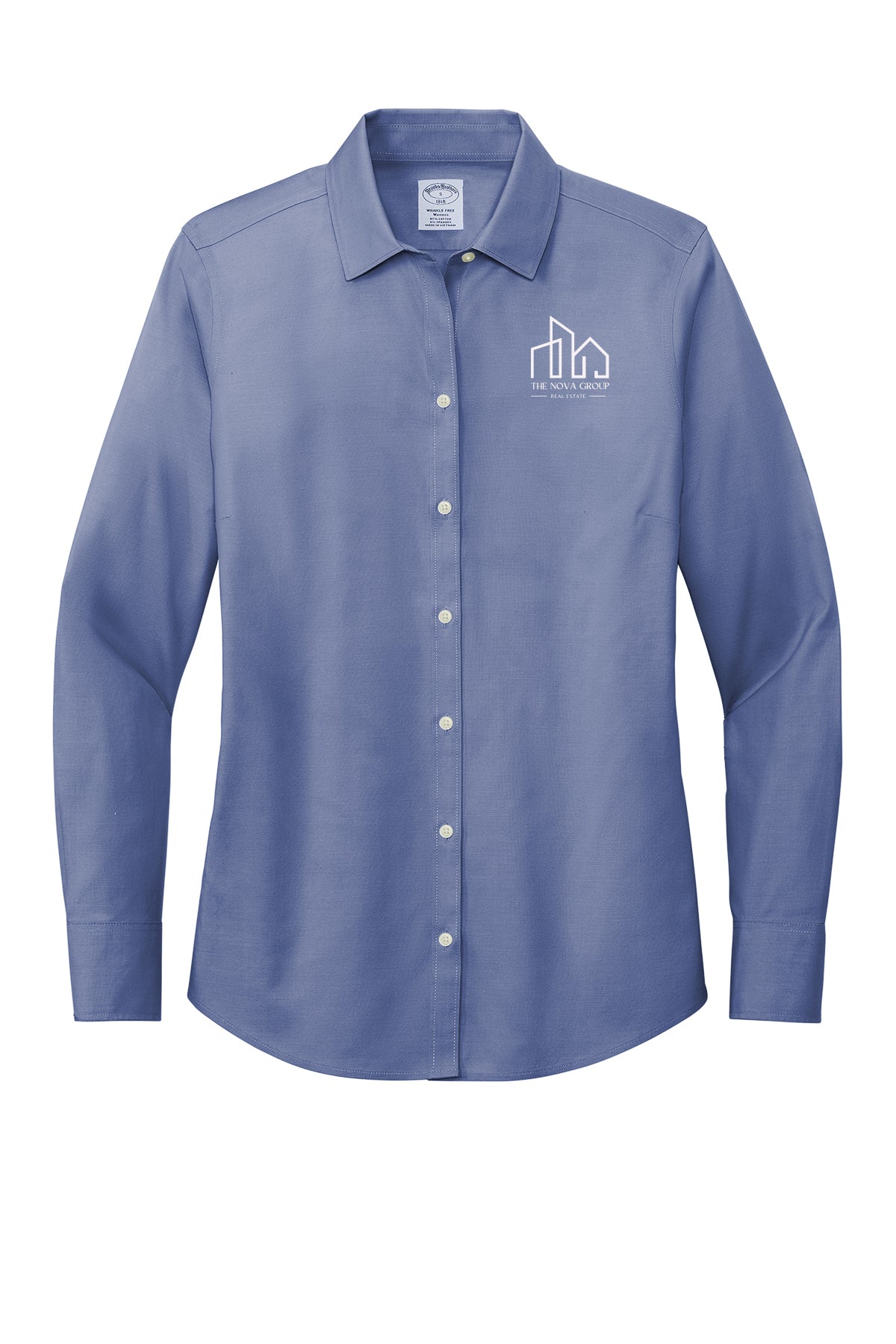 BB18001- NOVA GROUP Brooks Brothers® Women’s Wrinkle-Free Stretch Pinpoint Shirt