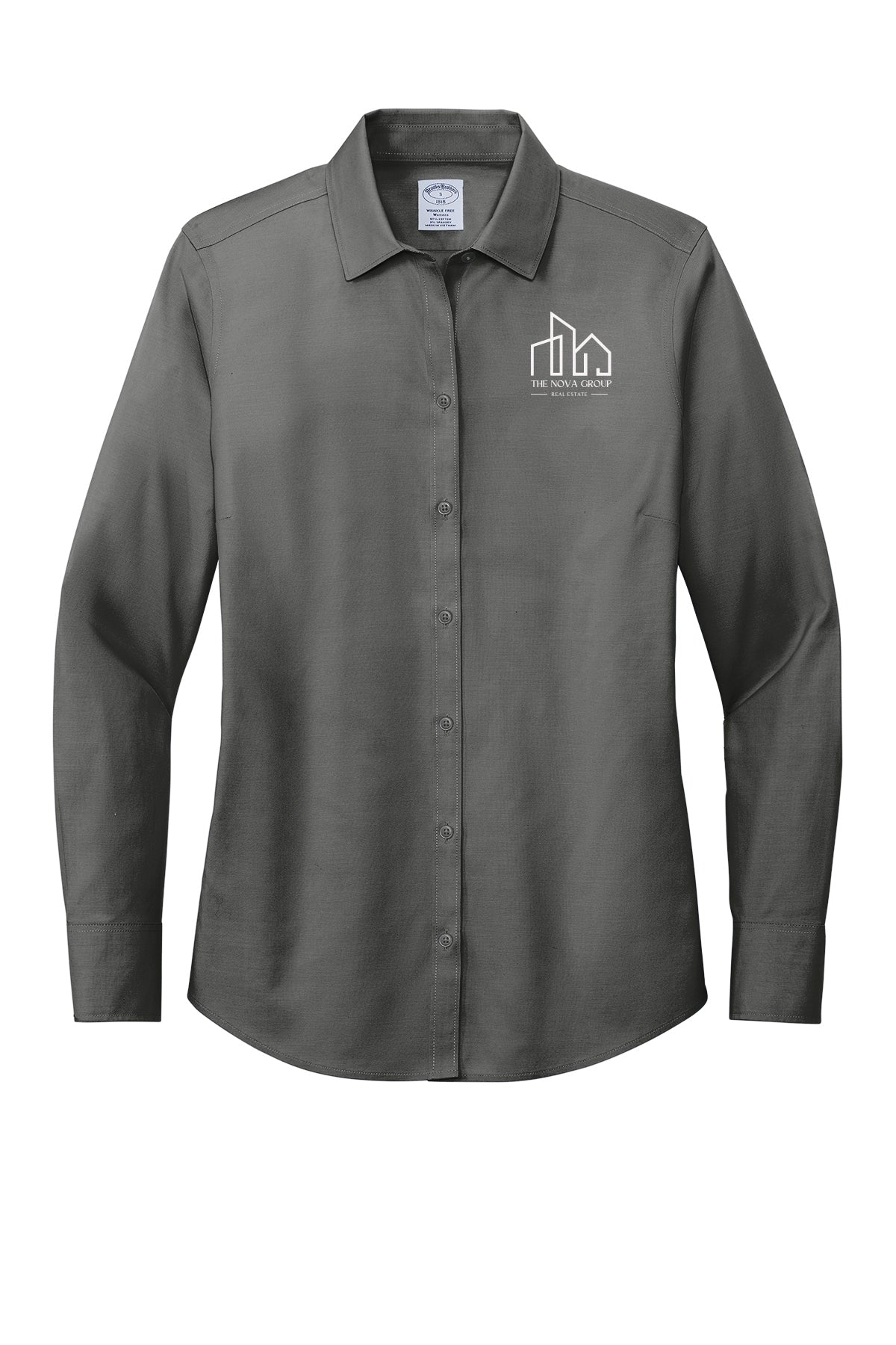 BB18001- NOVA GROUP Brooks Brothers® Women’s Wrinkle-Free Stretch Pinpoint Shirt