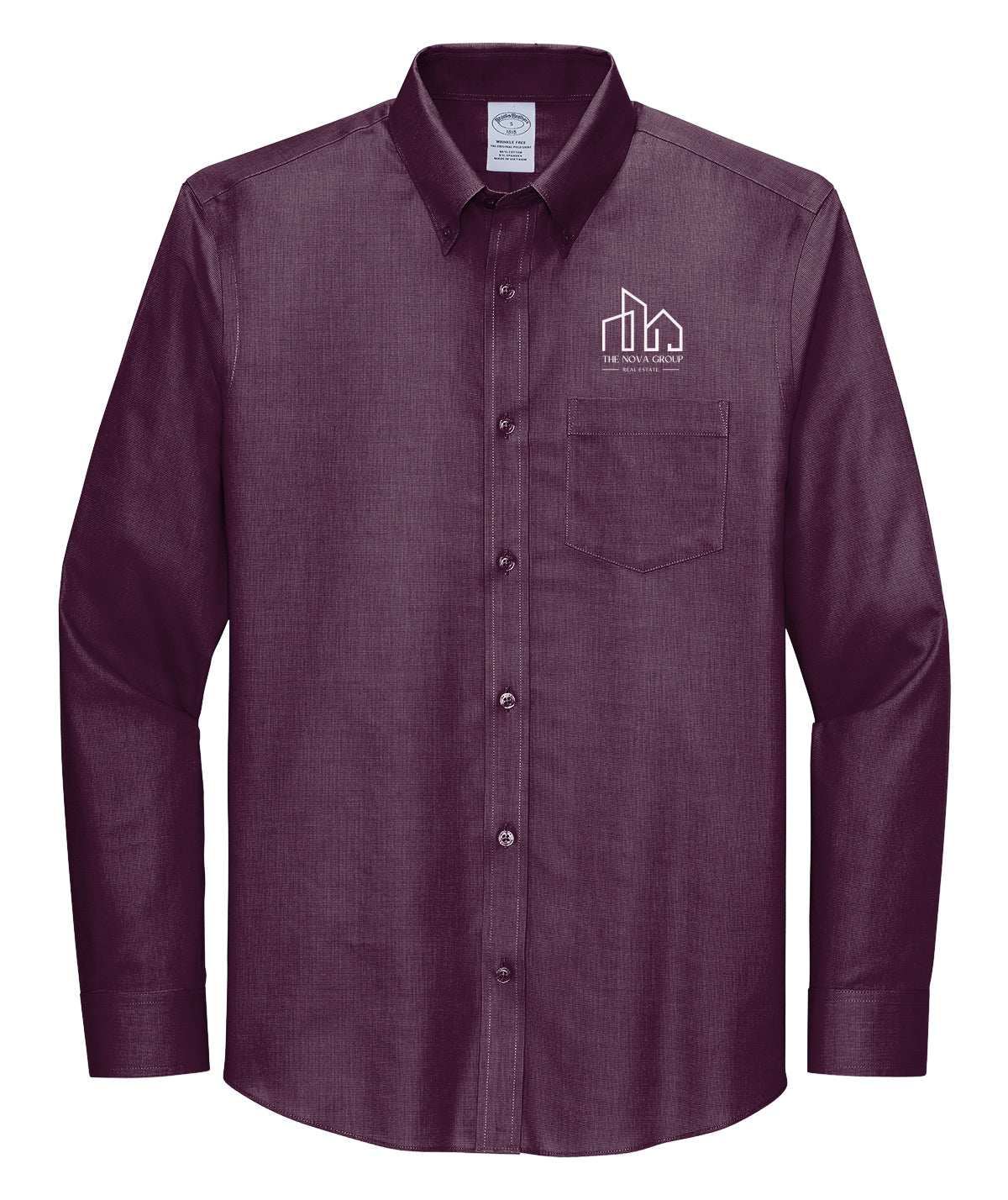 BB18002- NOVA GROUP Brooks Brothers® Wrinkle-Free Stretch Nailhead Shirt