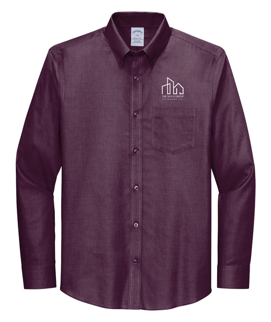 BB18002- NOVA GROUP Brooks Brothers® Wrinkle-Free Stretch Nailhead Shirt