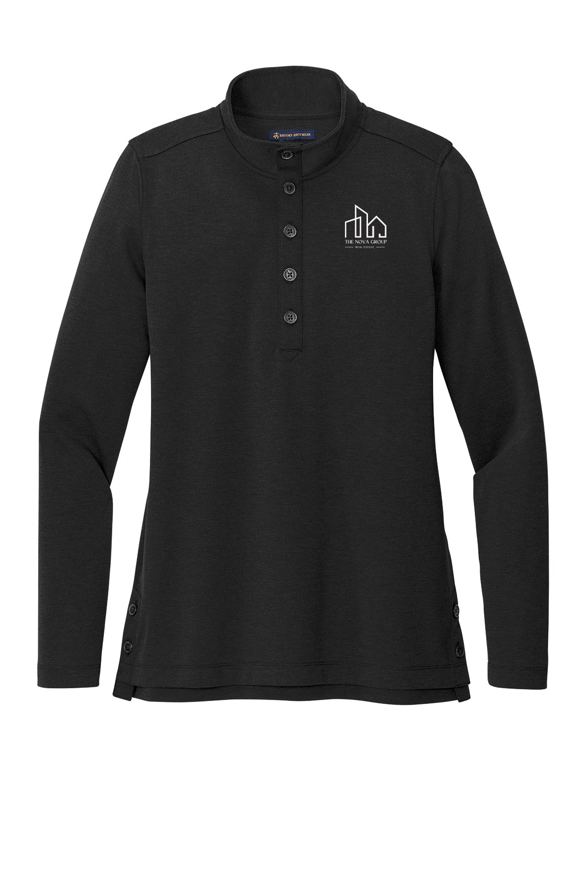 BB18203- NOVA GROUP Brooks Brothers® Women’s Mid-Layer Stretch 1/2-Button