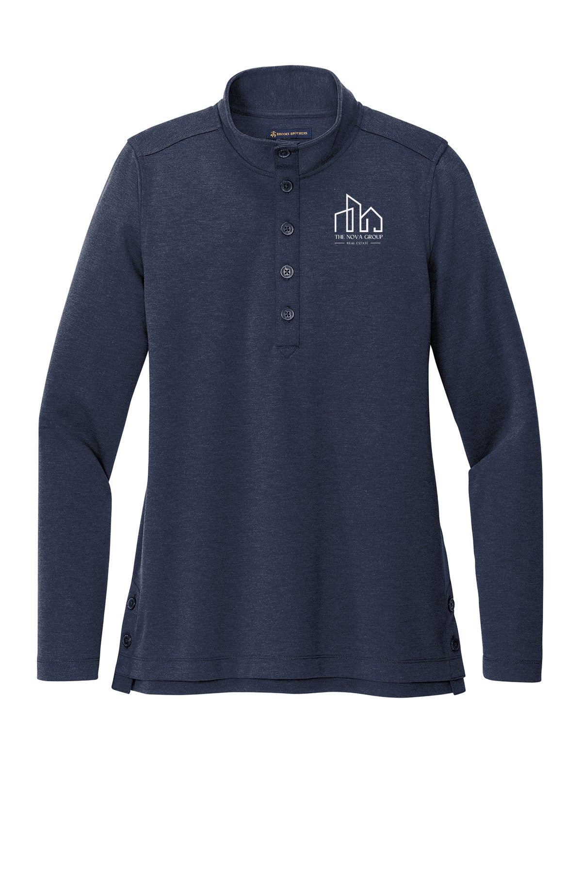 BB18203- NOVA GROUP Brooks Brothers® Women’s Mid-Layer Stretch 1/2-Button