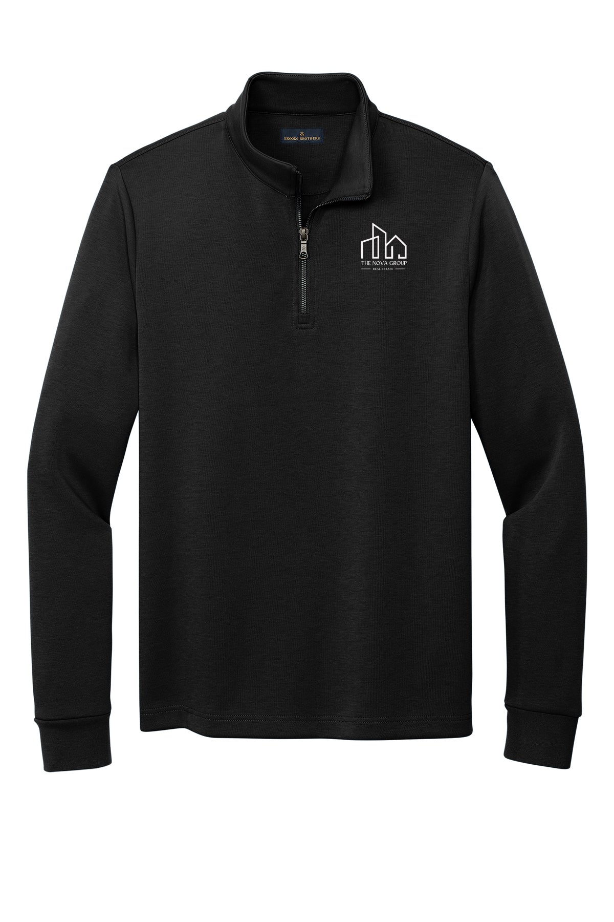 BB18206- NOVA GROUP Brooks Brothers® Double-Knit 1/4-Zip