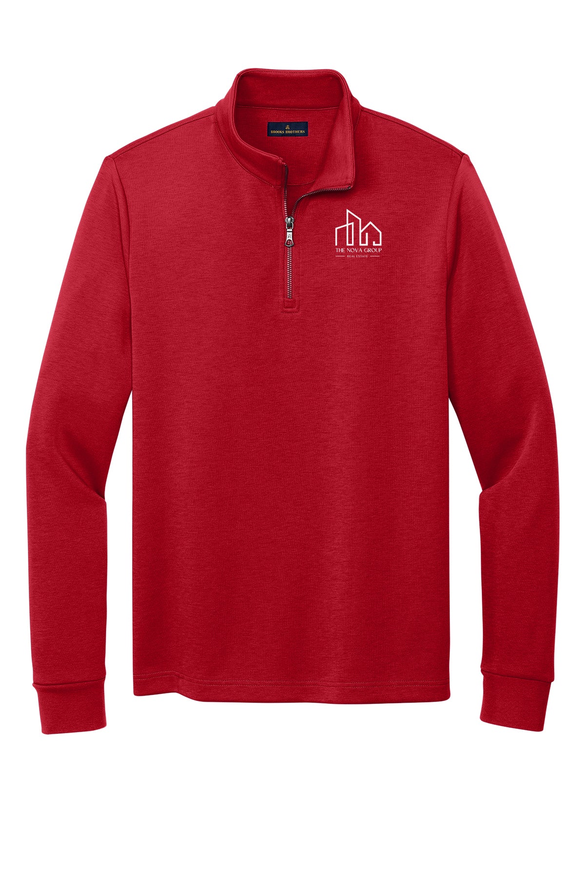BB18206- NOVA GROUP Brooks Brothers® Double-Knit 1/4-Zip