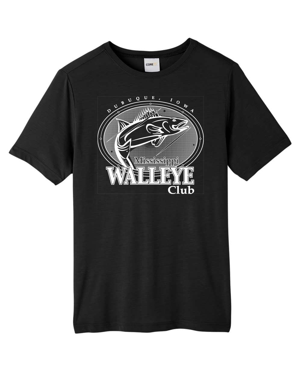 CE111T- MISSISSIPPI WALLEYE CLUB Unisex Tall Fusion ChromaSoft™ Performance T-Shirt