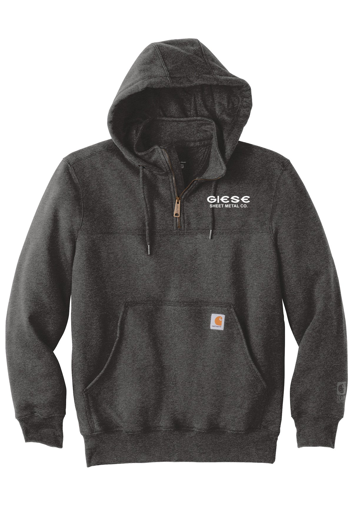 CT100617 - GIESE SHEET METAL-  Carhartt ® Rain Defender ® Paxton Heavyweight Hooded Zip Mock Sweatshirt