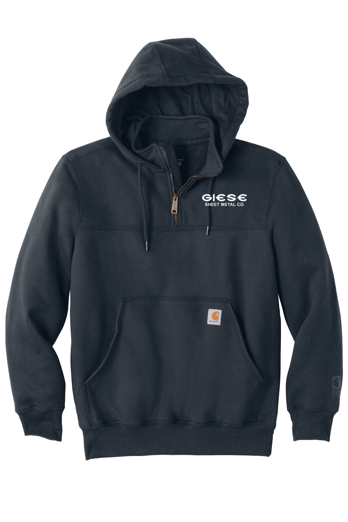 CT100617 - GIESE SHEET METAL-  Carhartt ® Rain Defender ® Paxton Heavyweight Hooded Zip Mock Sweatshirt