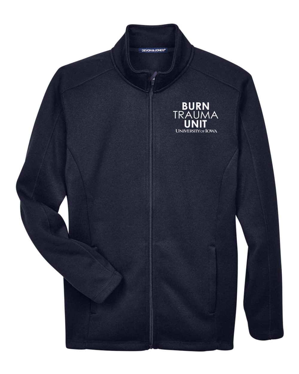 DG793- U OF I BURN UNIT Men's Bristol Full-Zip Sweater Fleece Jacket