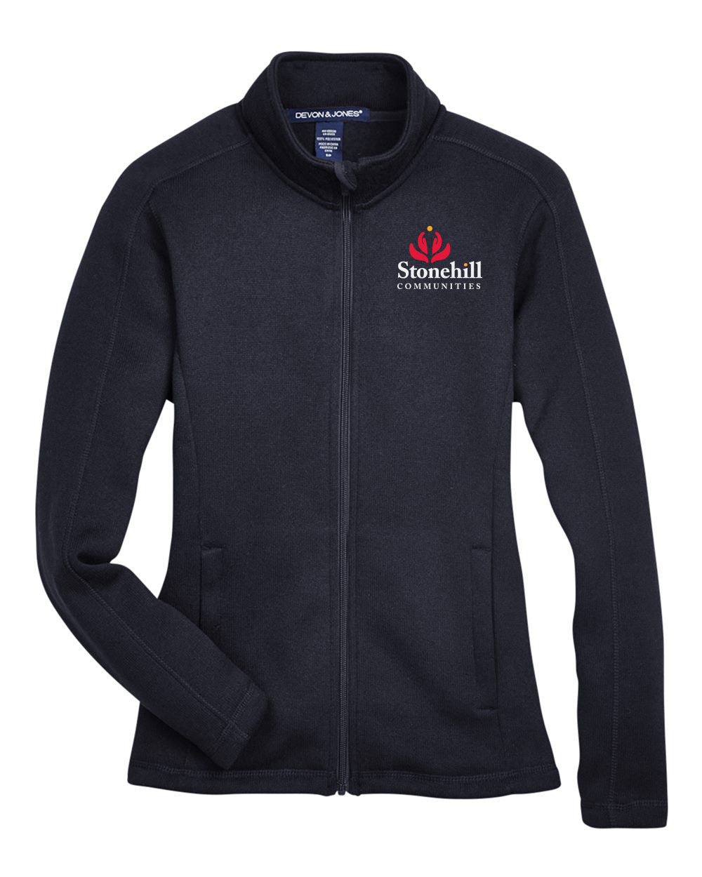 DG793W- STONEHILL Women's Bristol Full-Zip Sweater Fleece Jacket