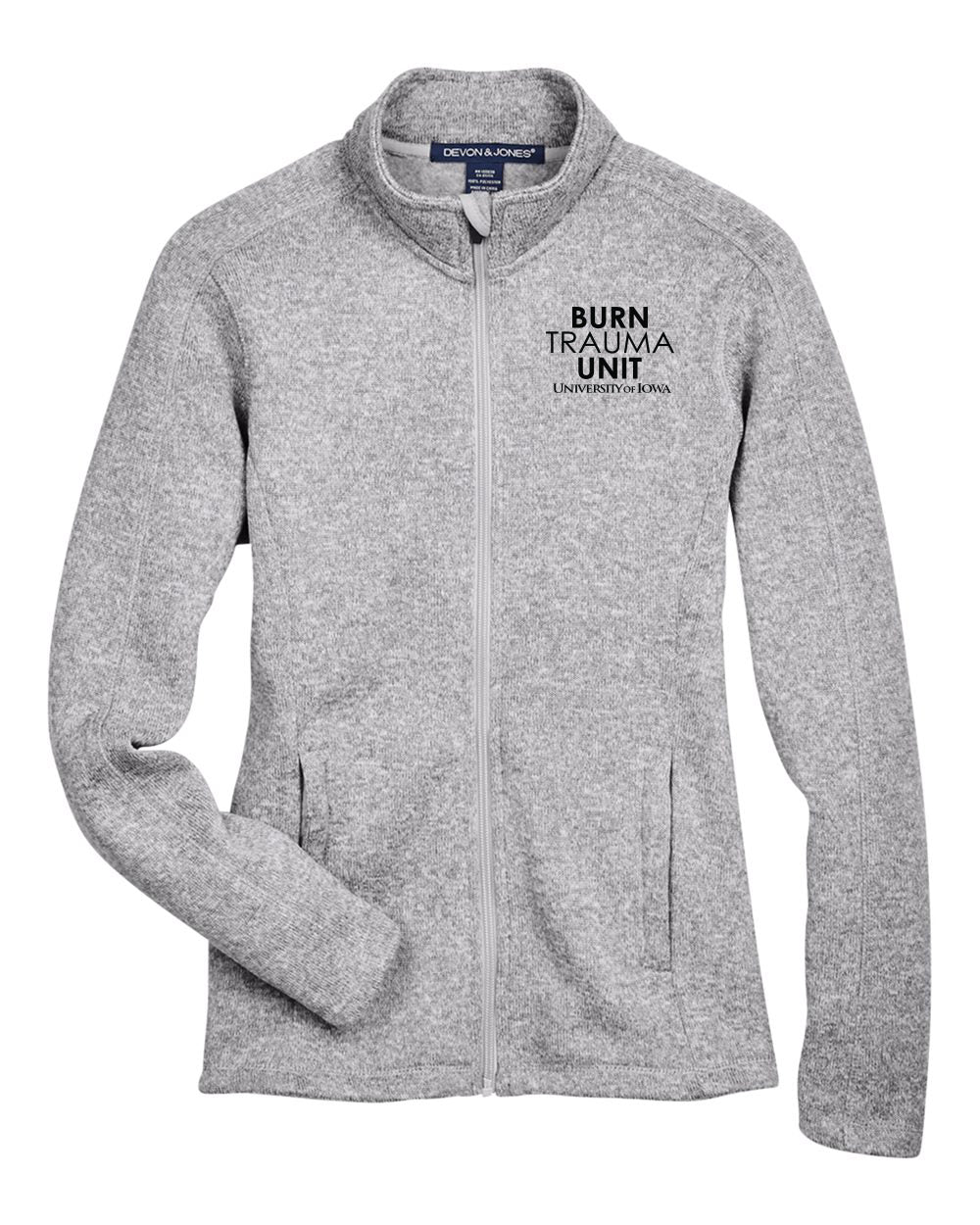 DG793W- U OF I BURN UNIT Women's Bristol Full-Zip Sweater Fleece Jacket