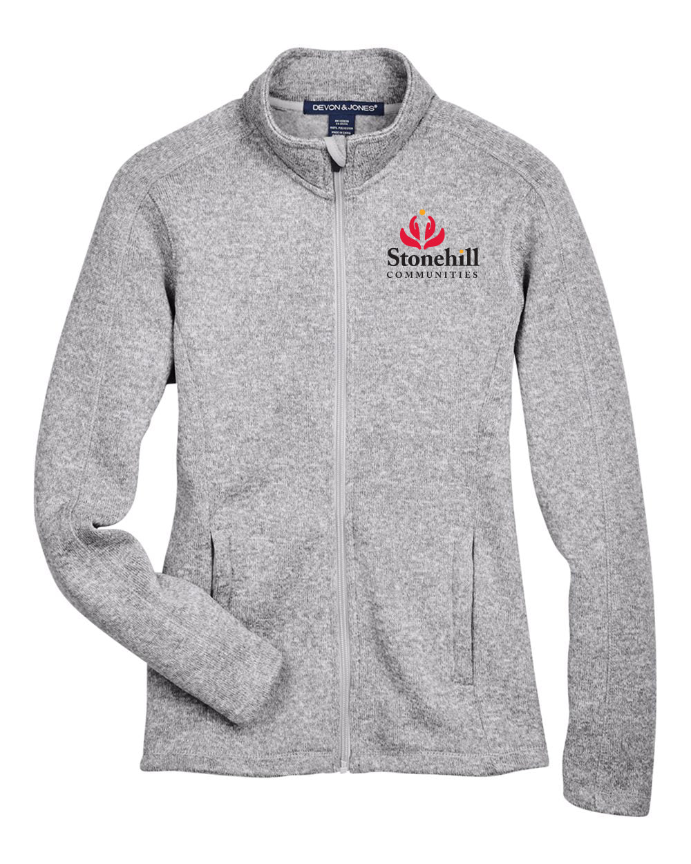 DG793W- STONEHILL Women's Bristol Full-Zip Sweater Fleece Jacket