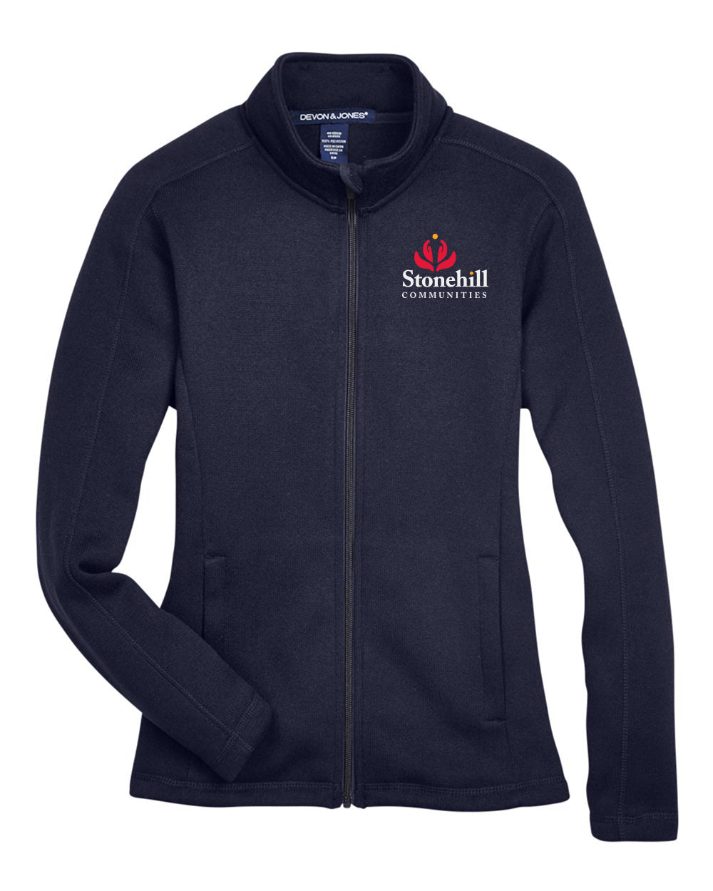 DG793W- STONEHILL Women's Bristol Full-Zip Sweater Fleece Jacket