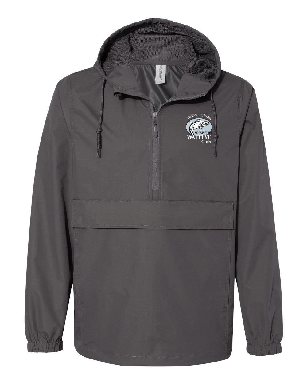EXP94NAW- MISSISSIPPI WALLEYE CLUB Men's Nylon Anorak