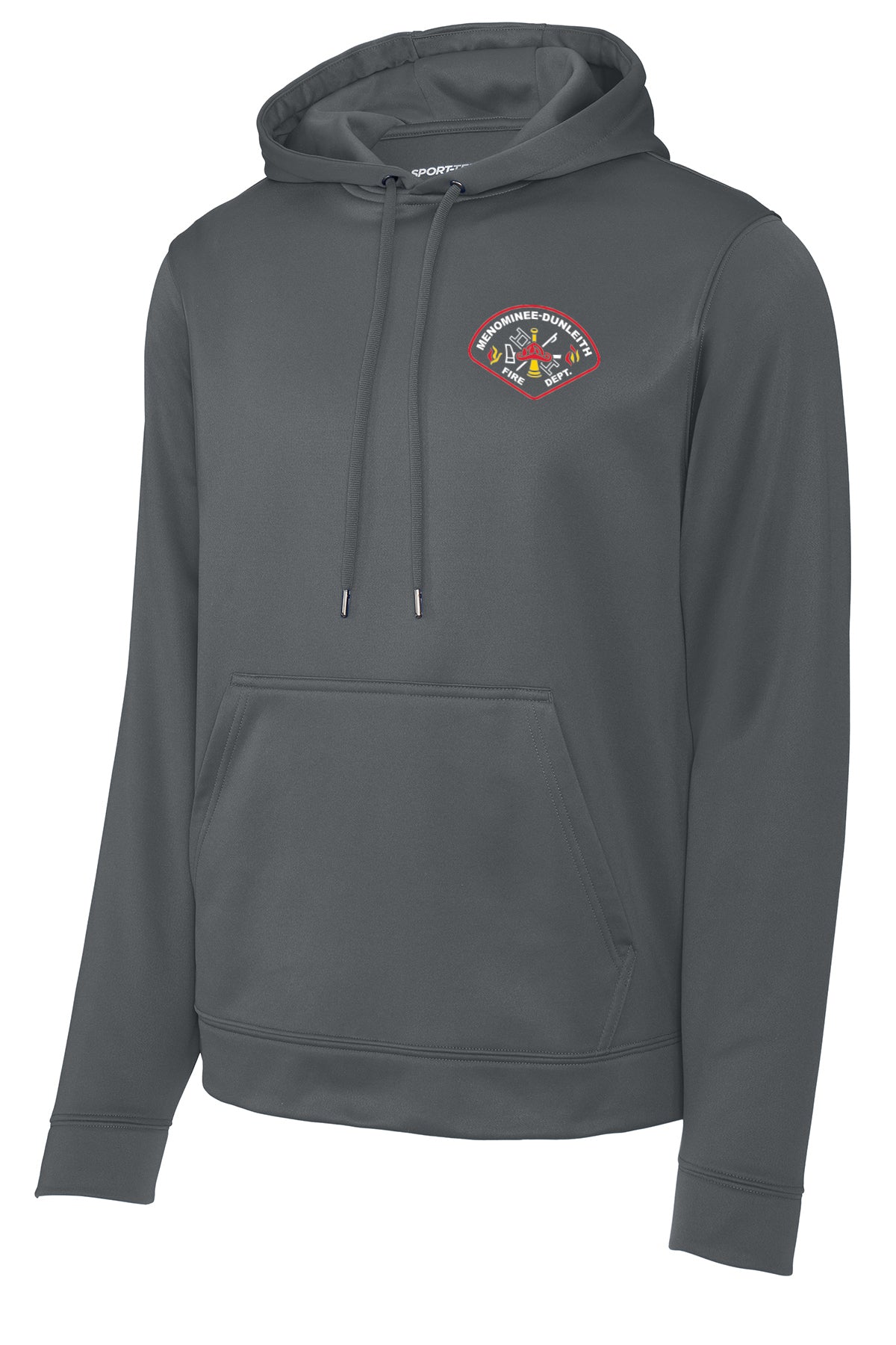 F244- MENOMINEE FIRE DEPT Sport-Tek® Sport-Wick® Fleece Hooded Pullover