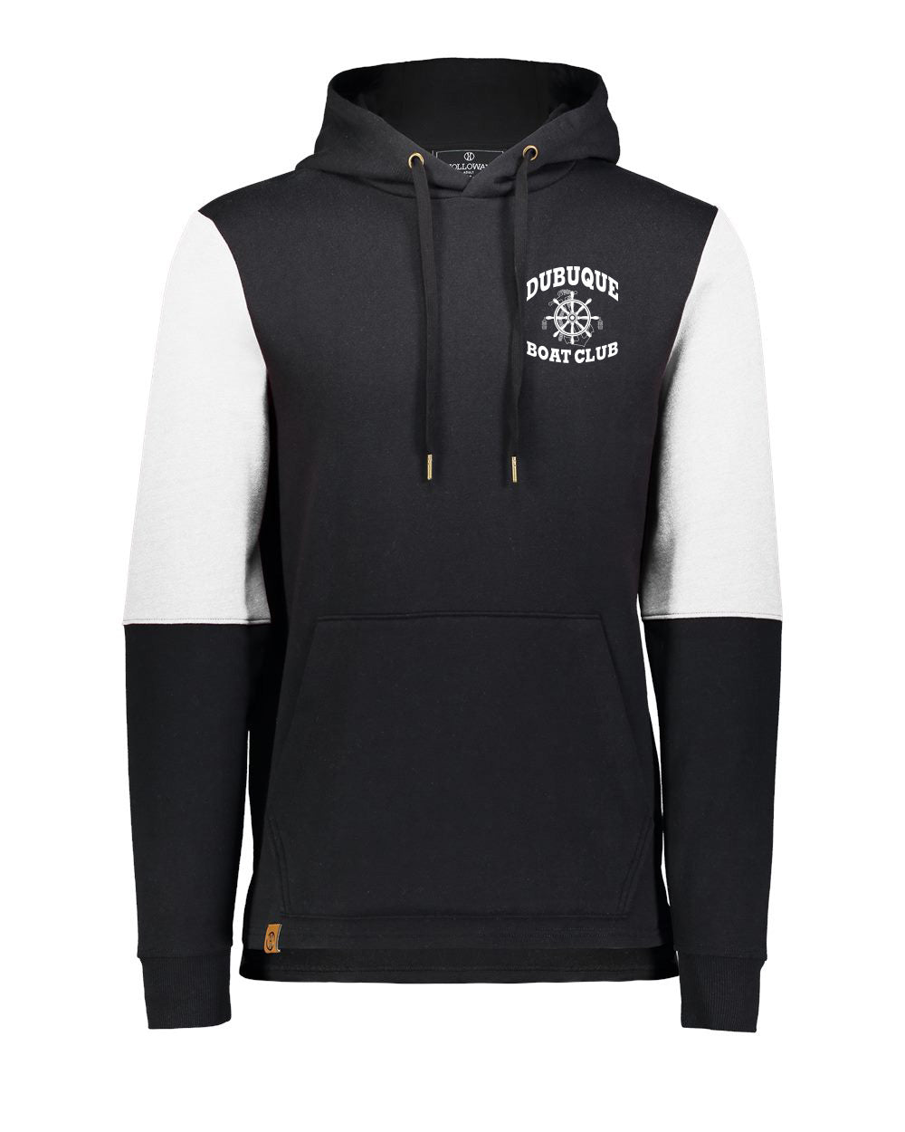 222581- DBQ BOAT CLUB-  Holloway - All-American Team Fleece Colorblocked Hooded Sweatshirt