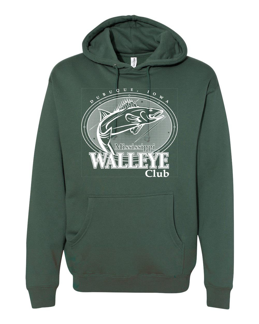 IND4000- MISSISSIPPI WALLEYE CLUB Unisex Heavyweight Hooded Sweatshirt