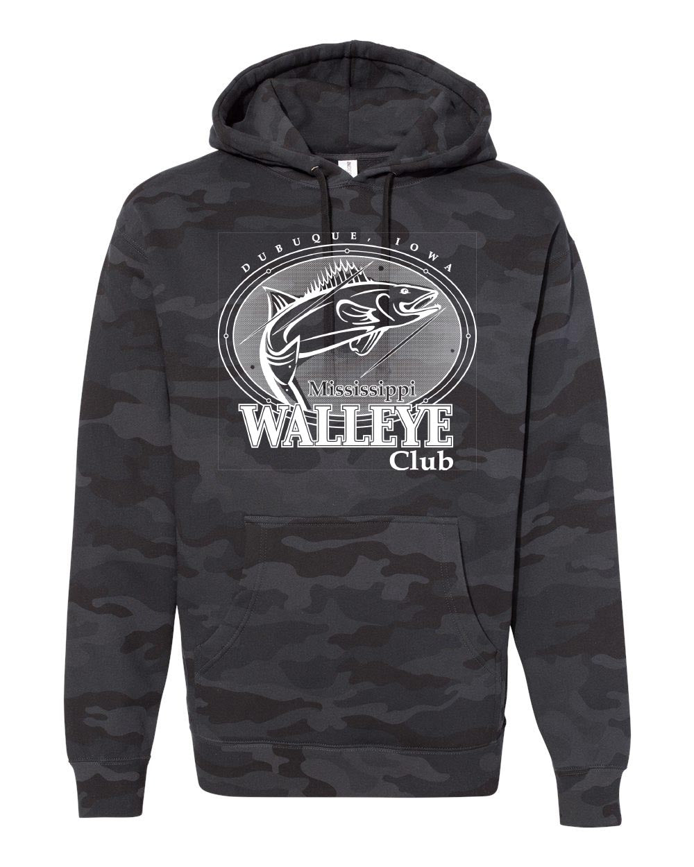 IND4000- MISSISSIPPI WALLEYE CLUB Unisex Heavyweight Hooded Sweatshirt
