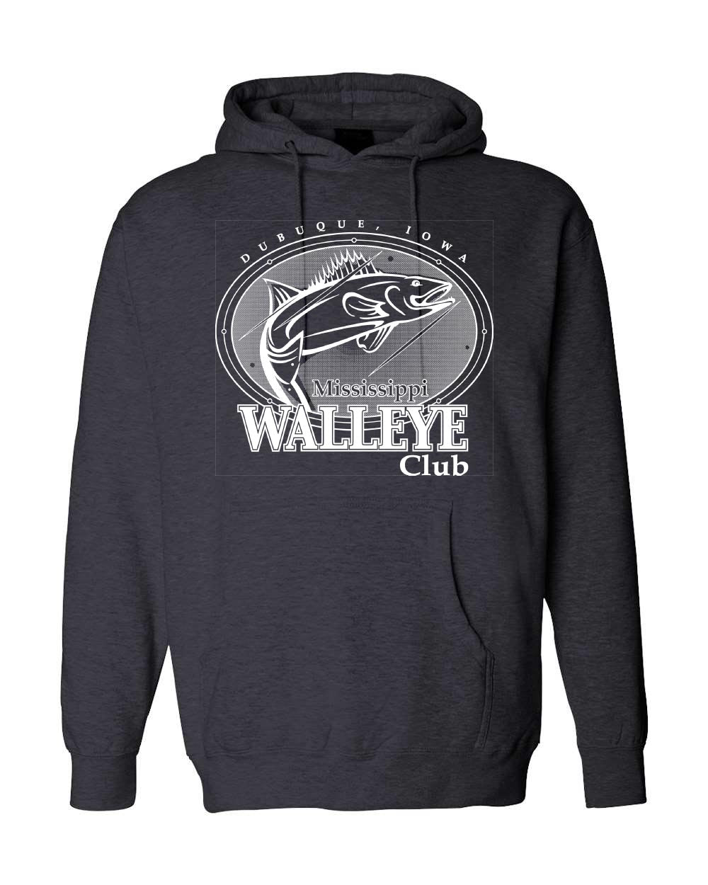 IND4000- MISSISSIPPI WALLEYE CLUB Unisex Heavyweight Hooded Sweatshirt