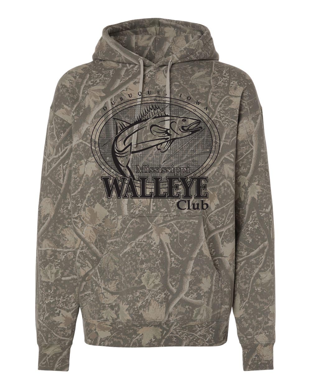 IND4000- MISSISSIPPI WALLEYE CLUB Unisex Heavyweight Hooded Sweatshirt