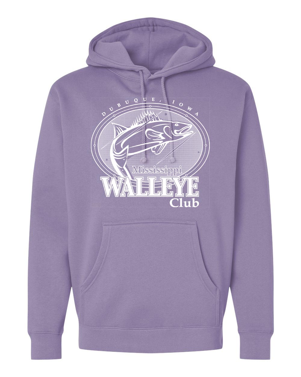 IND4000- MISSISSIPPI WALLEYE CLUB Unisex Heavyweight Hooded Sweatshirt