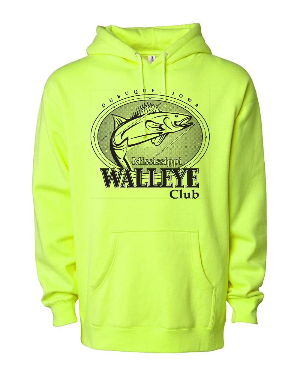 IND4000- MISSISSIPPI WALLEYE CLUB Unisex Heavyweight Hooded Sweatshirt