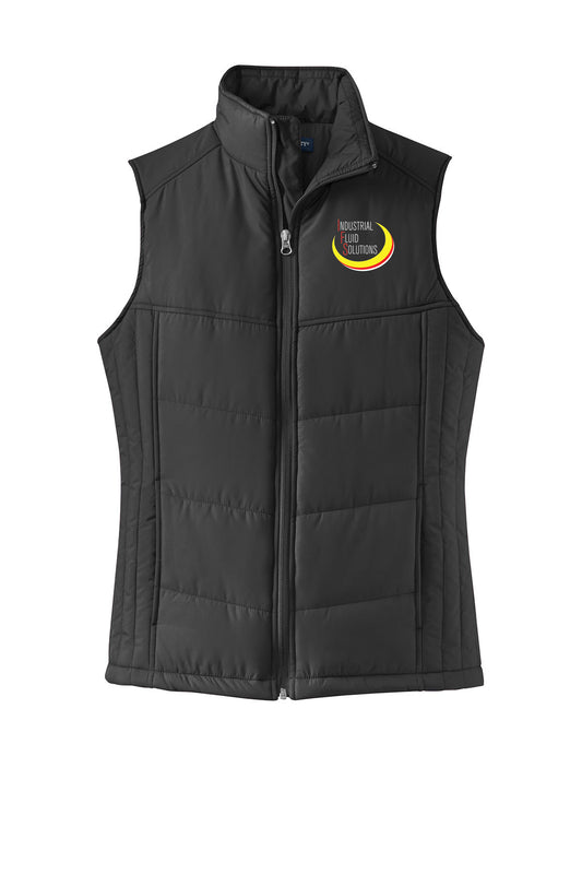 L709- INDUSTRIAL FLUID Port Authority® Ladies Puffy Vest