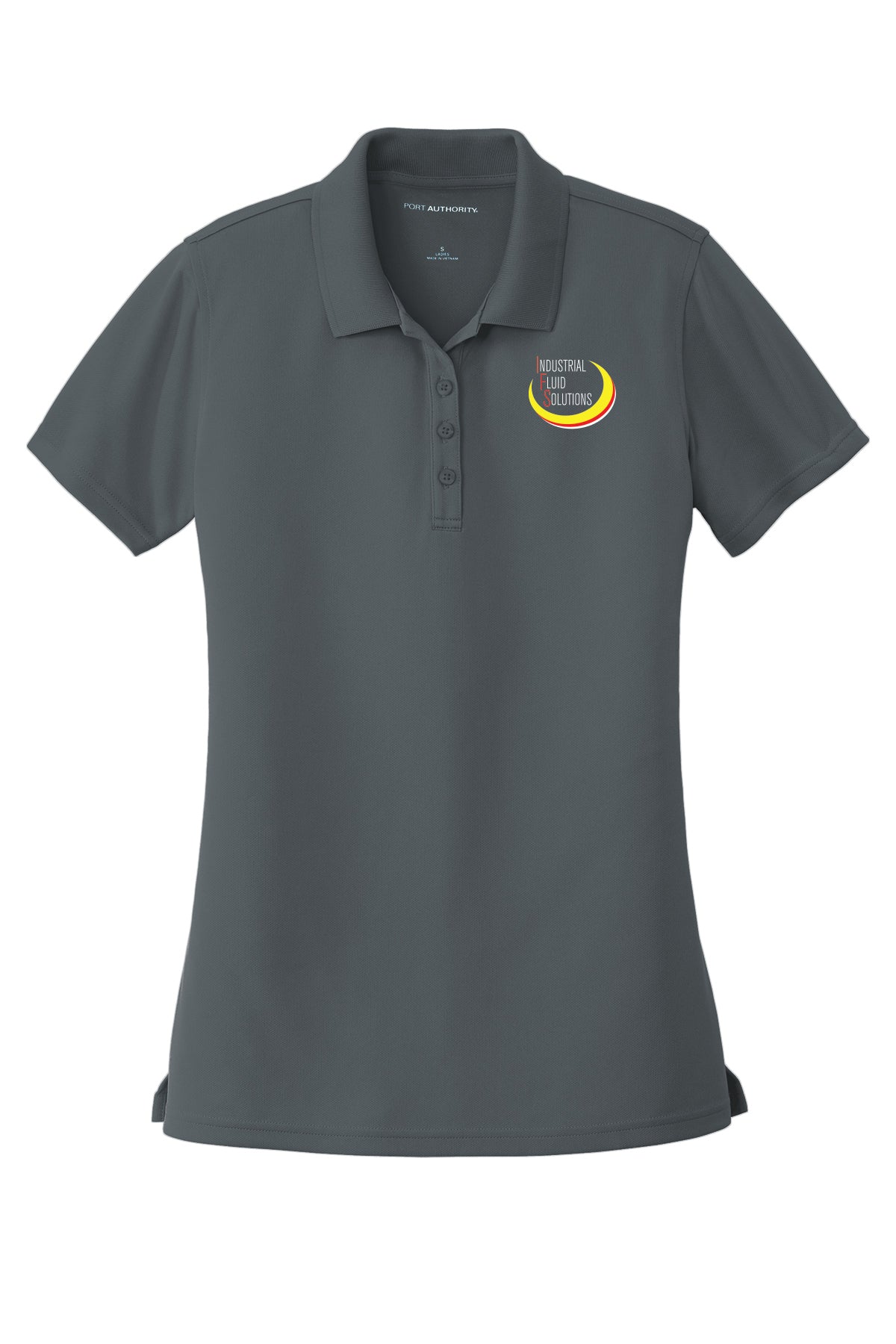 LK110- INDUSTRIAL FLUID Port Authority® Ladies Dry Zone® UV Micro-Mesh Polo