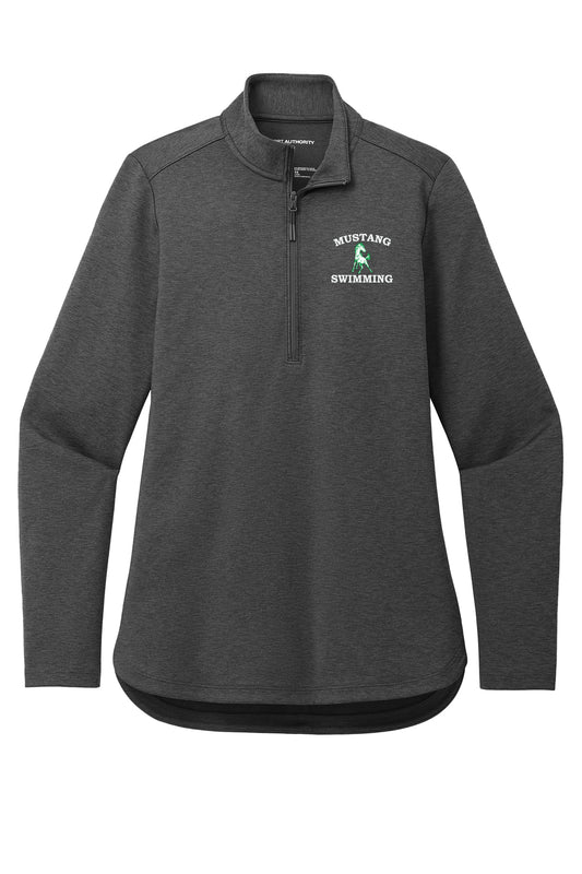 LK880- HEMPSTEAD SWIMMING Women's C-FREE® Double Knit 1/4-Zip