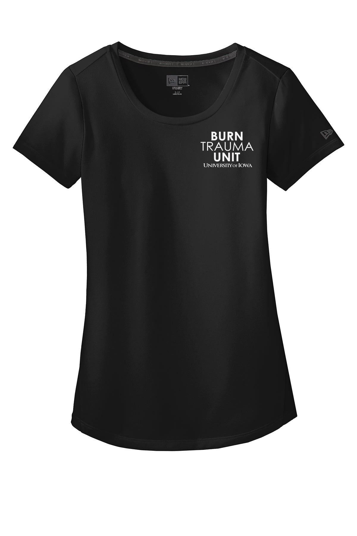 LNEA200- U OF I BURN UNIT New Era® Ladies Series Performance Scoop Tee