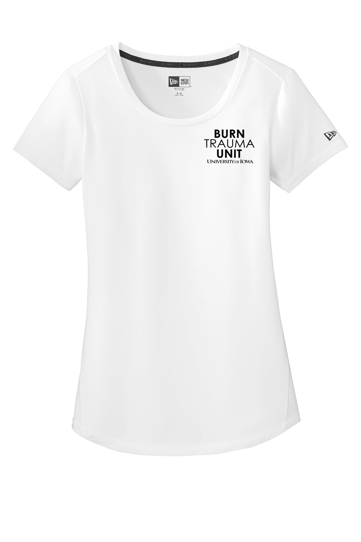 LNEA200- U OF I BURN UNIT New Era® Ladies Series Performance Scoop Tee