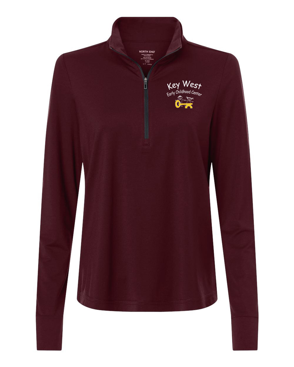 NE405W- KEY WEST EARLY CHILDHOOD Women's JAQ Stretch Performance Quarter-Zip