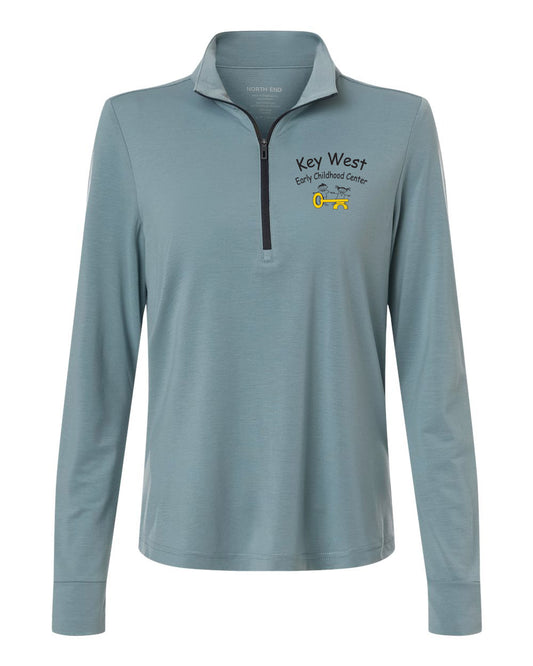 NE405W- KEY WEST EARLY CHILDHOOD Women's JAQ Stretch Performance Quarter-Zip