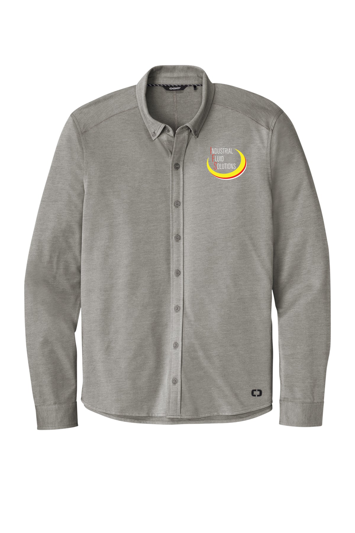 OG145- INDUSTRIAL FLUID OGIO ® Code Stretch Long Sleeve Button-Up