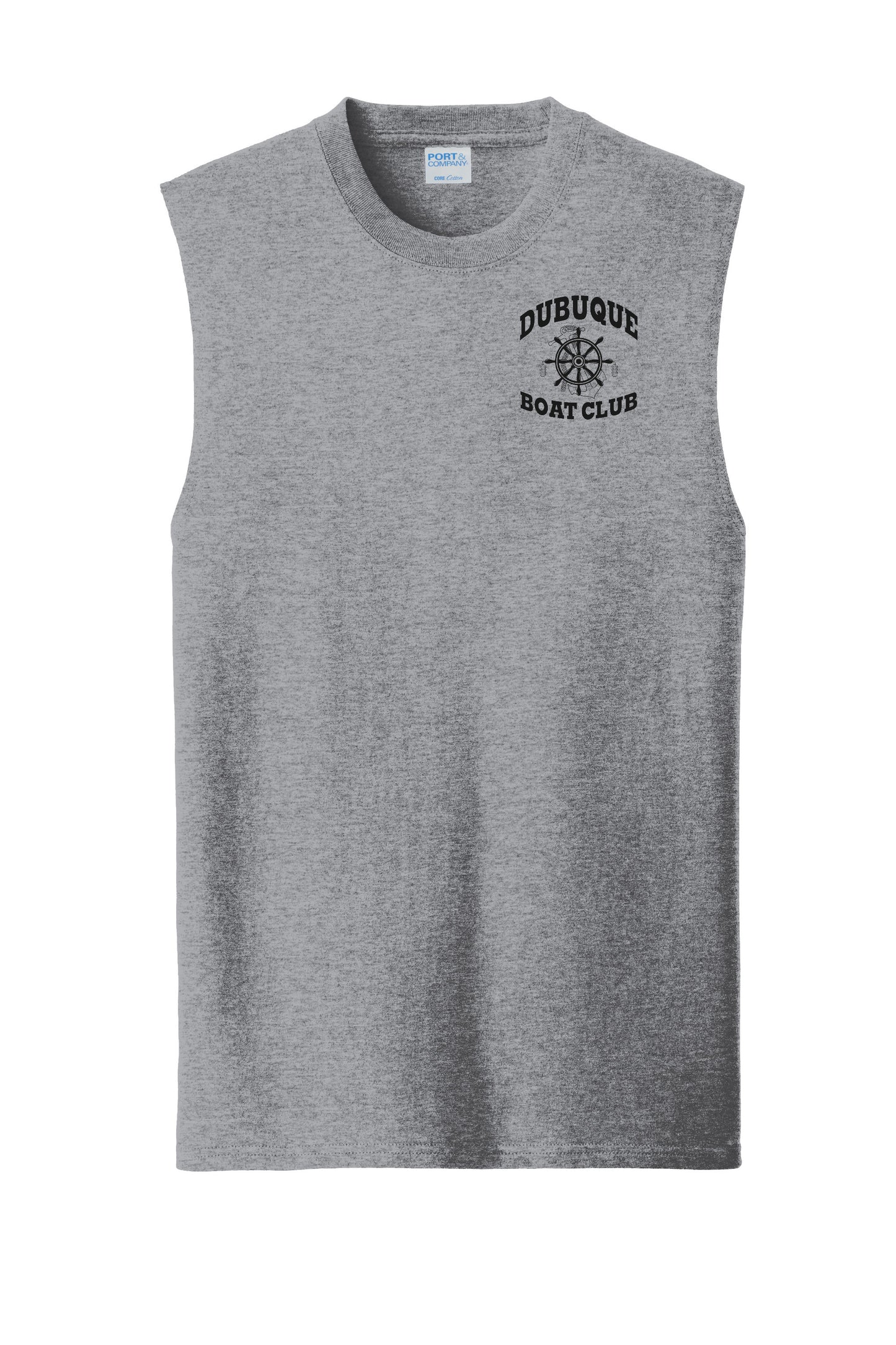 PC54SL- DBQ BOAT CLUB Port & Company® Core Cotton Sleeveless Tee