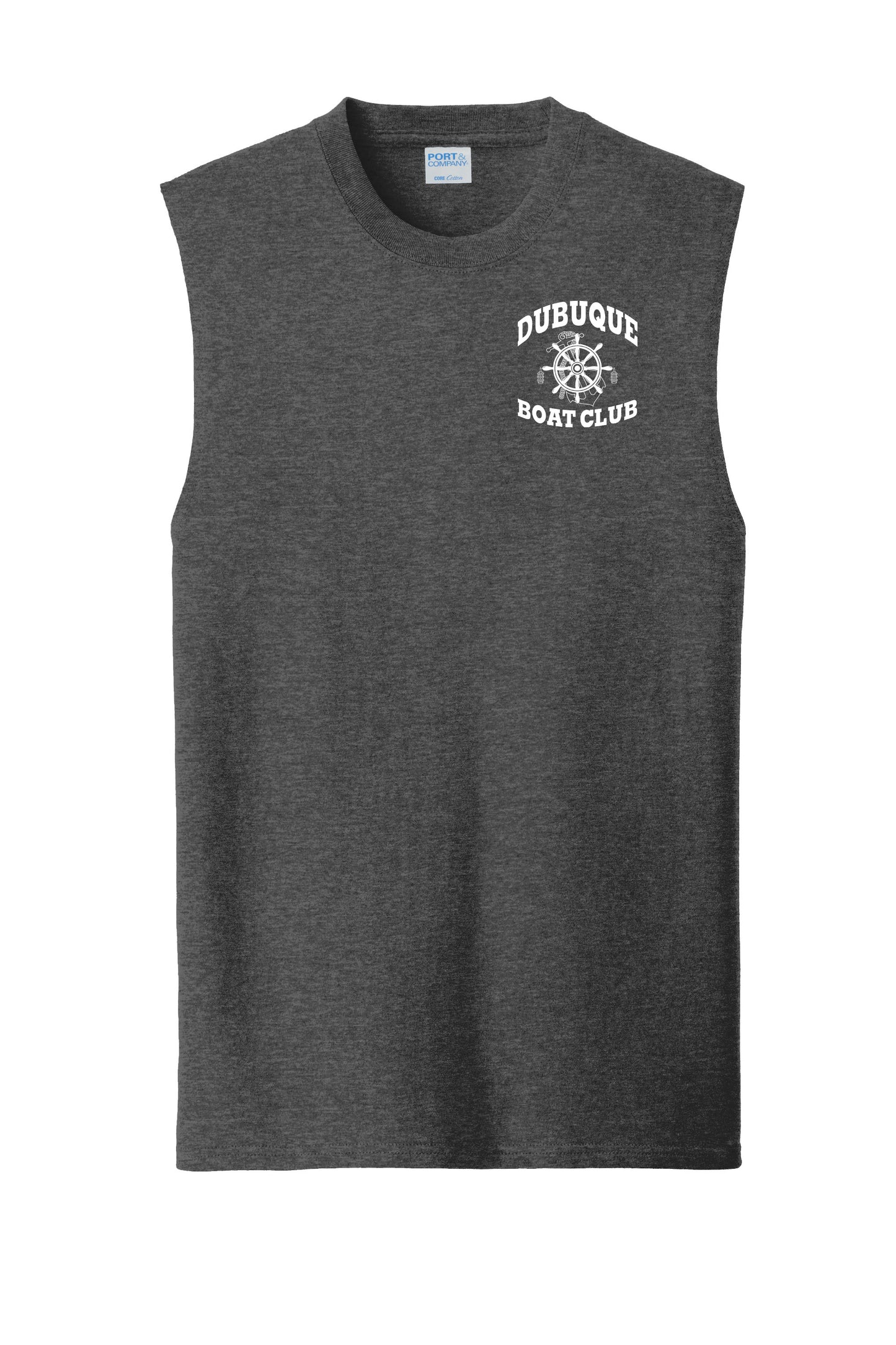 PC54SL- DBQ BOAT CLUB Port & Company® Core Cotton Sleeveless Tee