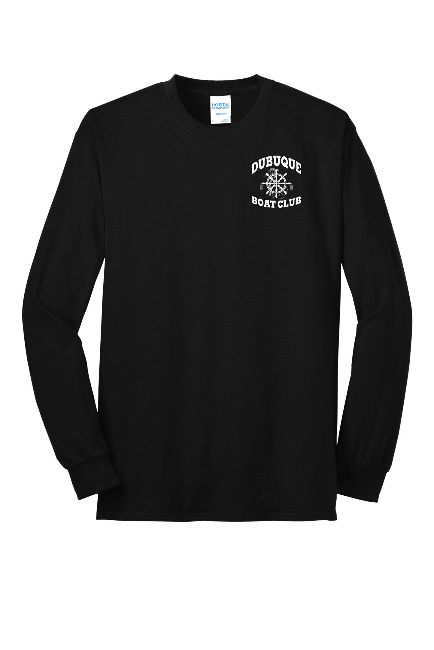 PC55LS- DBQ BOAT CLUB Port & Company® Long Sleeve Core Blend Tee
