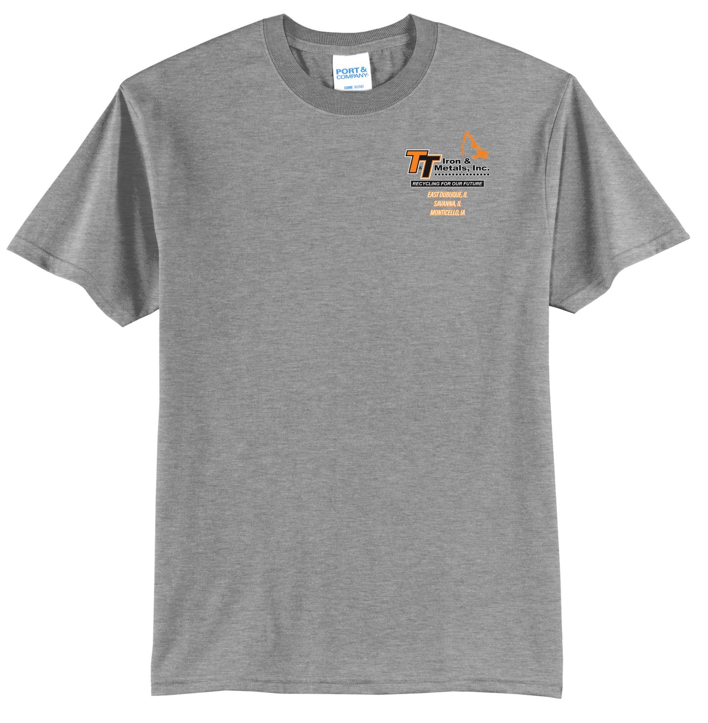 PC55T- T & T Port & Co™ Tall Core Blend Tee