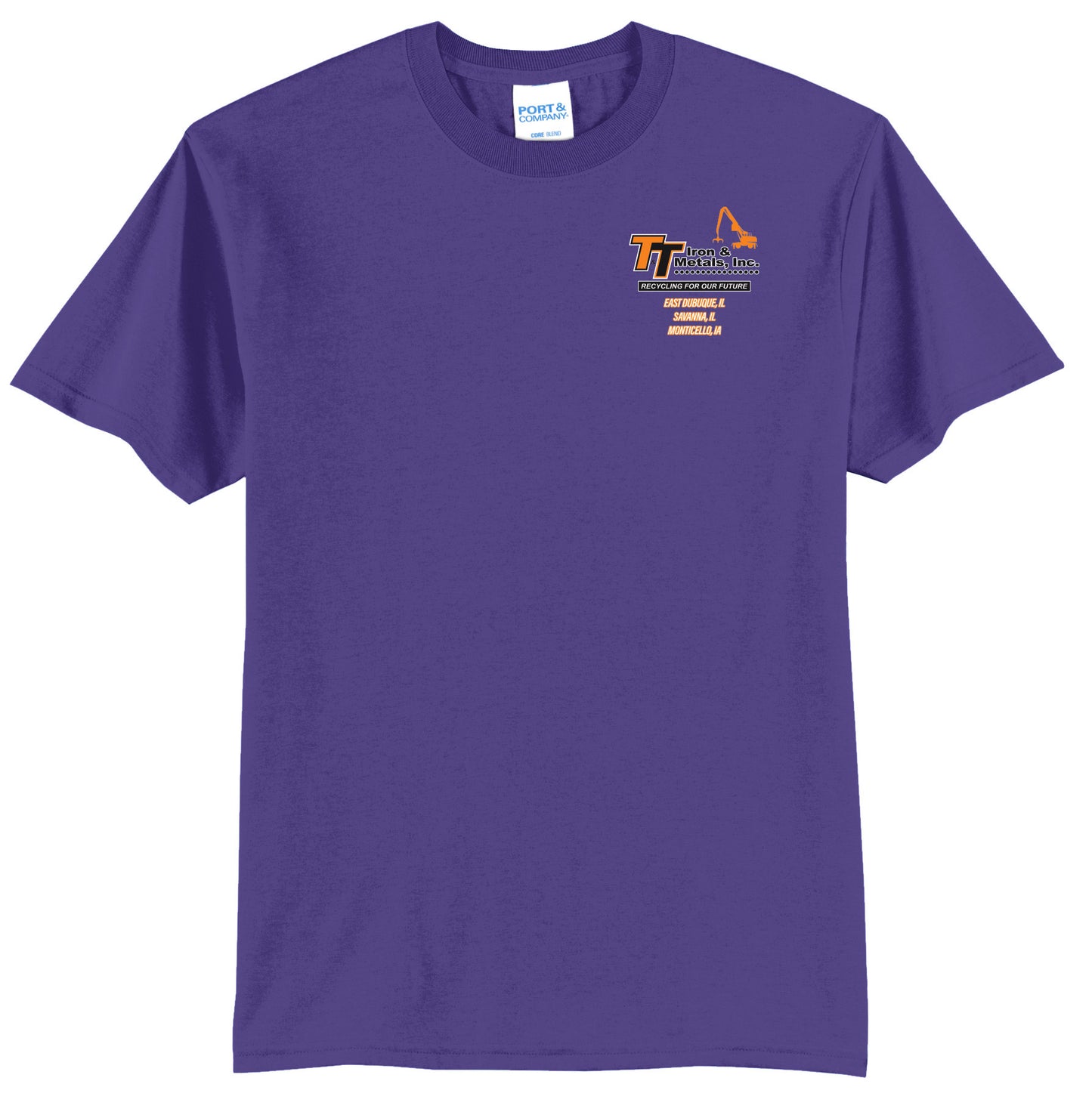 PC55T- T & T Port & Co™ Tall Core Blend Tee