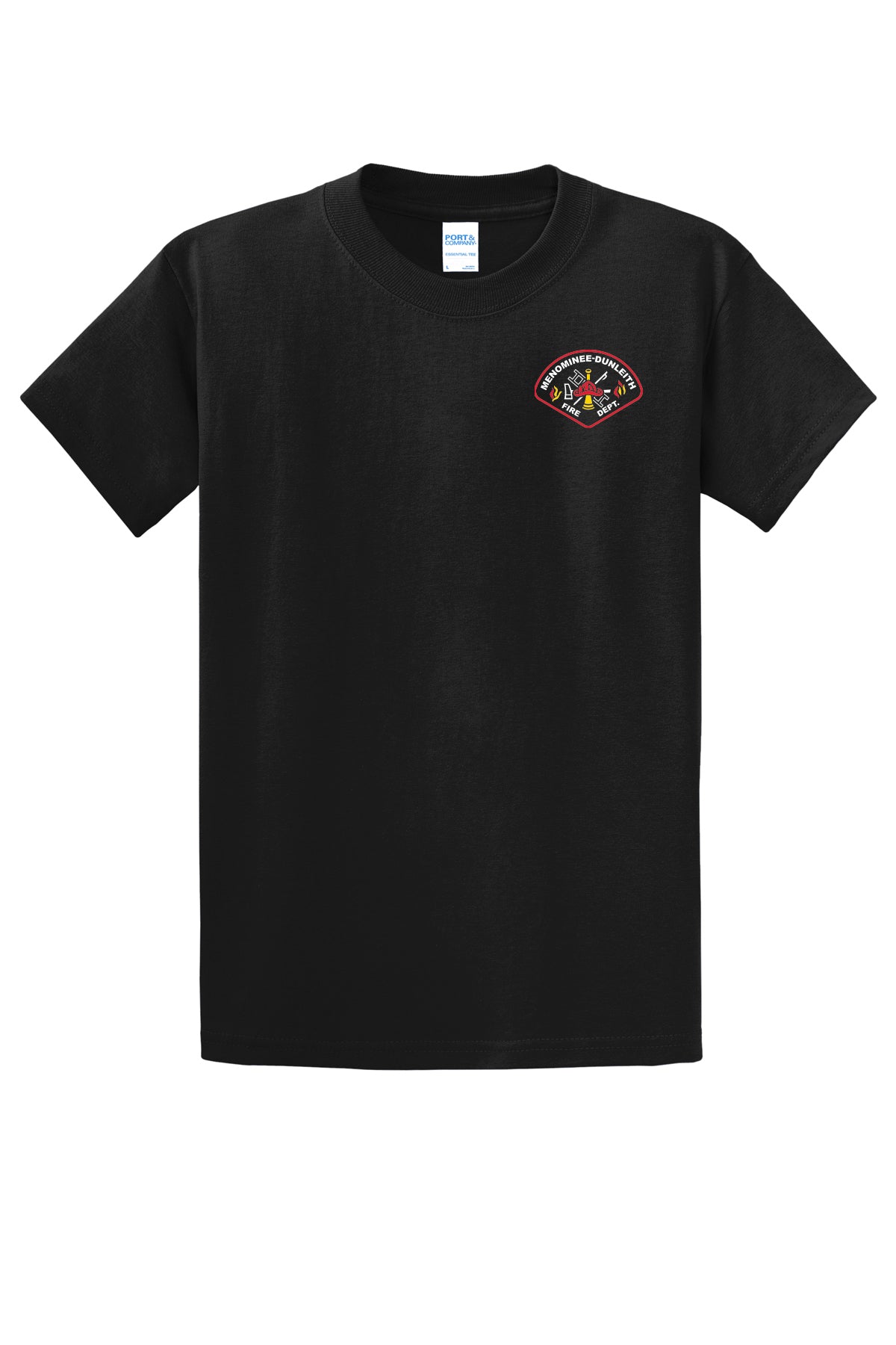 PC61T- MENOMINEE FIRE DEPT Port & Co™ Tall Essential Tee