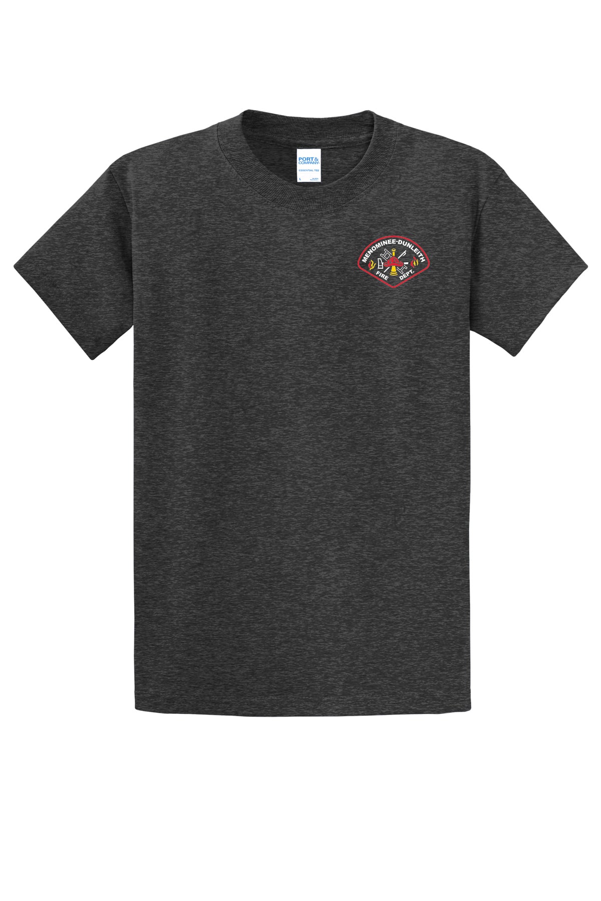 PC61T- MENOMINEE FIRE DEPT Port & Co™ Tall Essential Tee