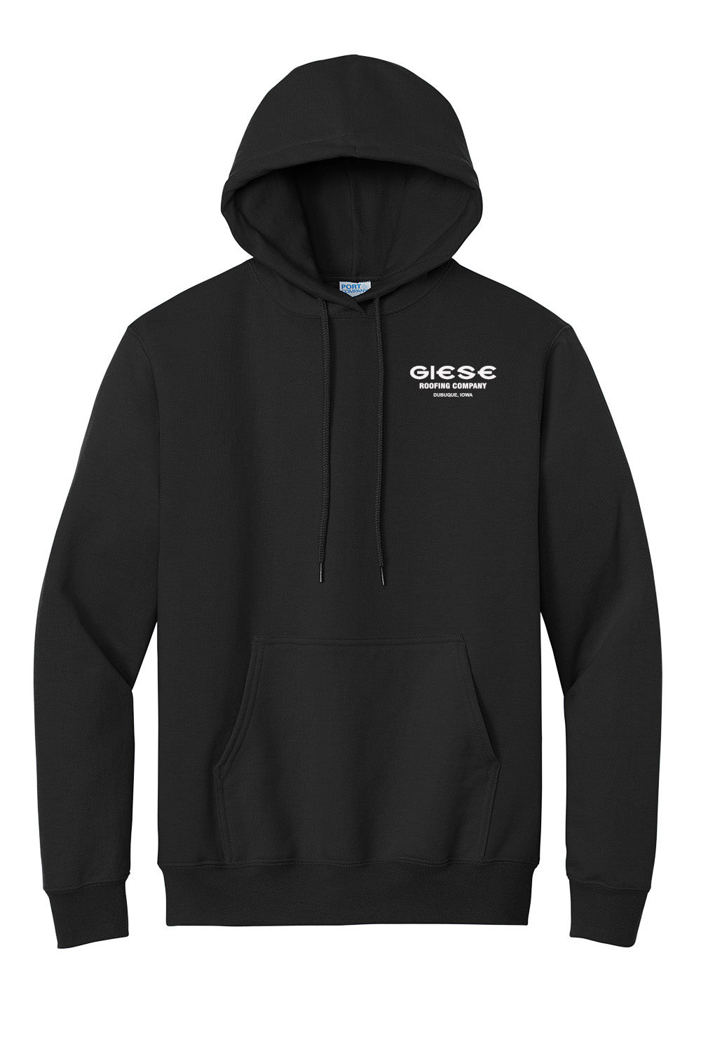 PC90HT- GIESE ROOFING- Port & Company® Tall Essential Fleece Pullover Hooded Sweatshirt