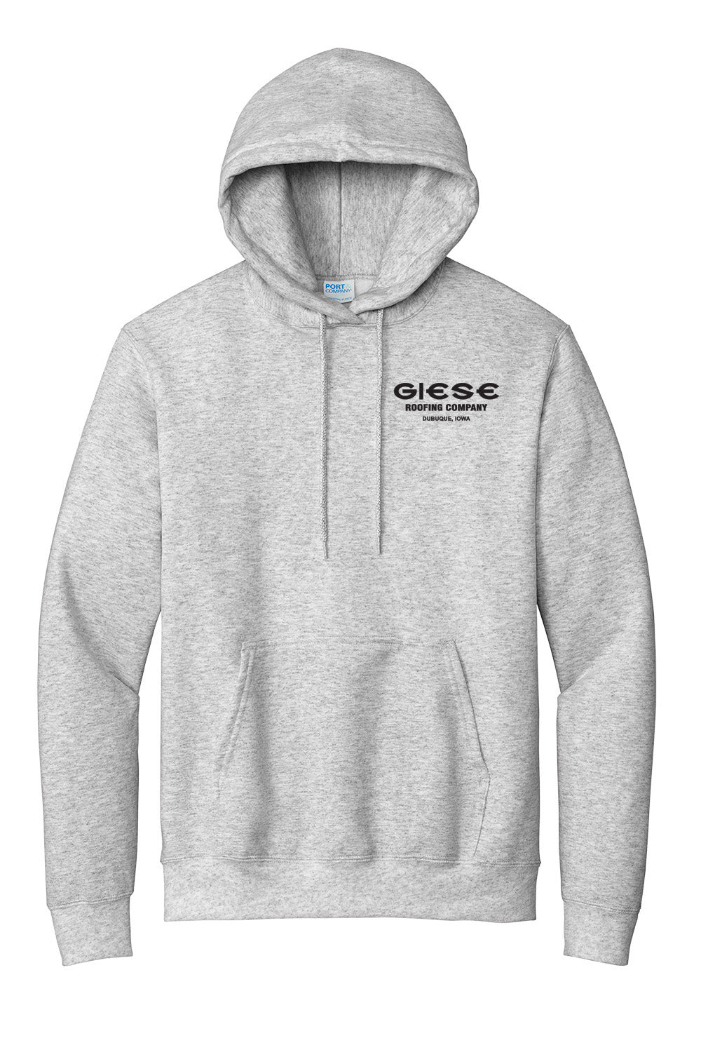 PC90HT- GIESE ROOFING- Port & Company® Tall Essential Fleece Pullover Hooded Sweatshirt