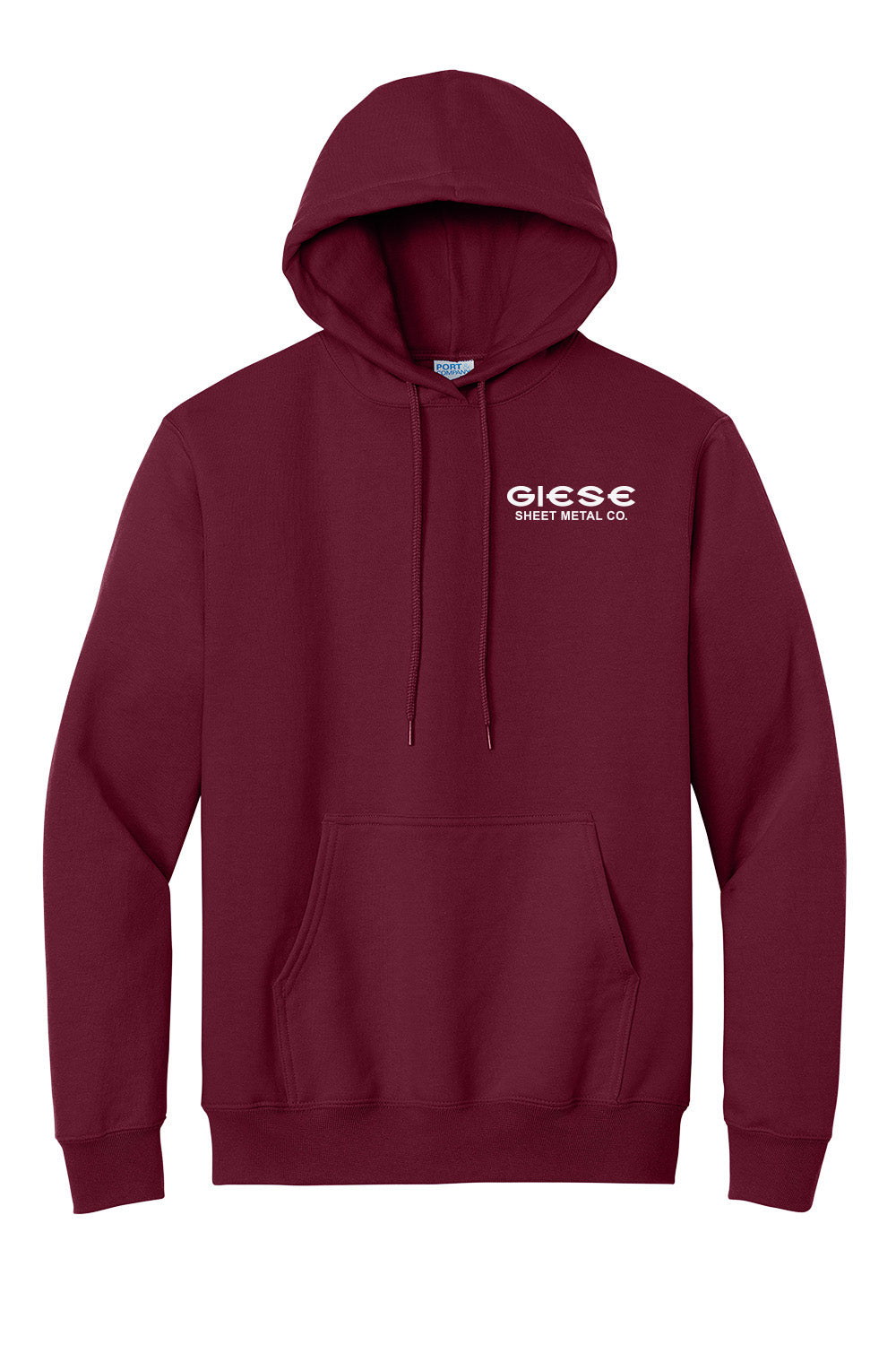 PC90HT- GIESE SHEET METAL- Port & Company® Tall Essential Fleece Pullover Hooded Sweatshirt