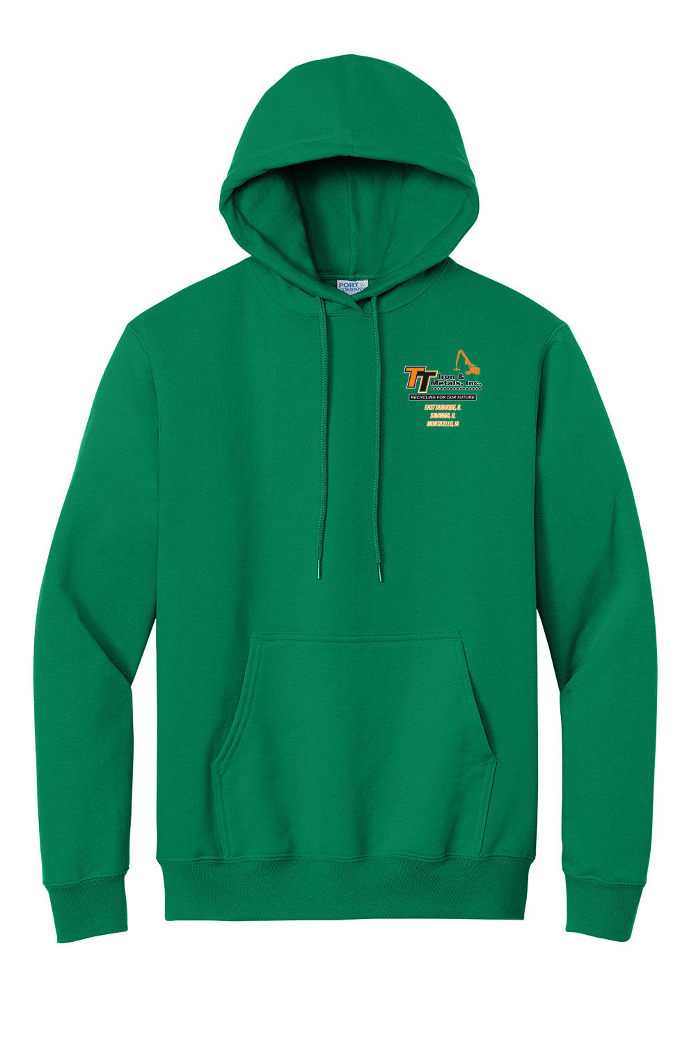 PC90HT- T&T Tall Essential Fleece Pullover Hooded Sweatshirt