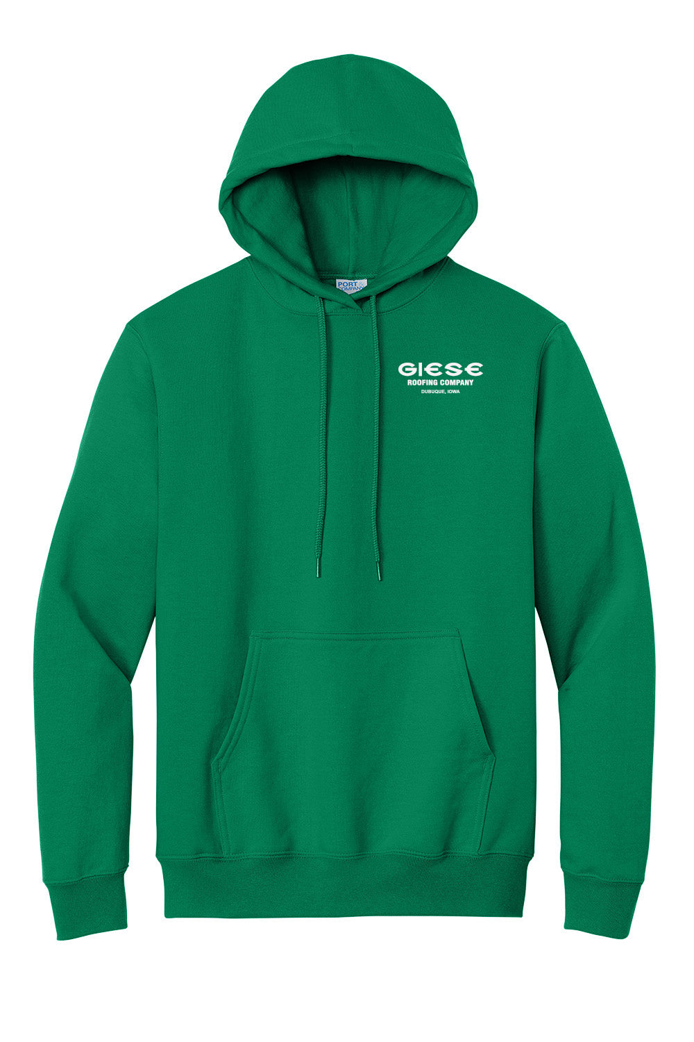 PC90HT- GIESE ROOFING- Port & Company® Tall Essential Fleece Pullover Hooded Sweatshirt