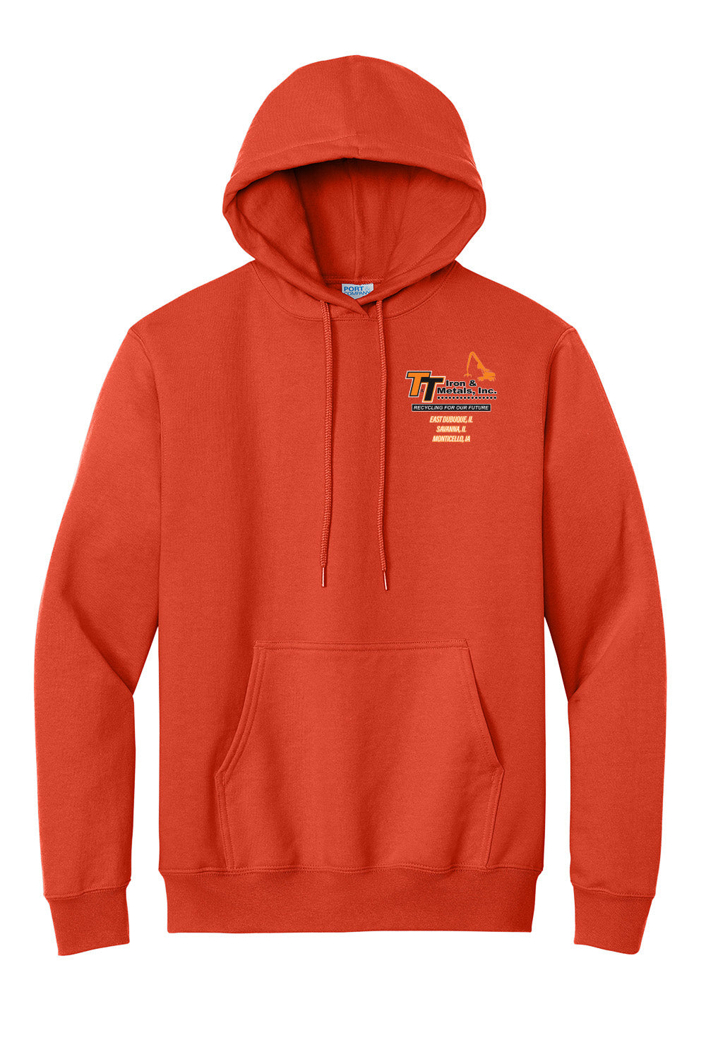 PC90HT- T&T Tall Essential Fleece Pullover Hooded Sweatshirt